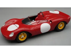 Ferrari 206 Dino SP "Press Version SEFAC" (1965) Red With Blank Number Graphics "Mythos Series" Limited Edition To 35 Pieces Worldwide 1/18 Model Car By Tecnomodel