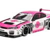 Nissan "LB-Super Silhouette" S15 SILVIA RHD (Right Hand Drive) #99 "Auto Finesse - SEMA 2023" White And Pink 1/18 Model Car By Top Speed