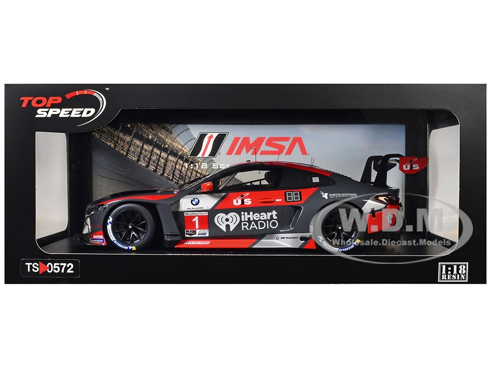 BMW M4 GT3 #1 Bryan Sellers - Madison Snow - Neil Verhagen "Paul Miller Racing" "12 Hours Of Sebring" (2024) 1/18 Model Car By Top Speed 6 BMW M4 GT3 #1 Bryan Sellers - Madison Snow - Neil Verhagen "Paul Miller Racing" "12 Hours Of Sebring" (2024) 1/18 Model Car By Top Speed - Image 6