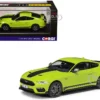 Ford Mustang Mk6 Mach 1 RHD (Right Hand Drive) Grabber Yellow With Black Stripes "Vanguards" Series 1/43 Diecast Model Car By Corgi