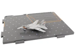 Grumman F-14 Tomcat Fighter Aircraft "VF-114 Aardvarks" And Section E Of USS Enterprise (CVN-65) Aircraft Carrier Display Deck "Legendary F-14 Tomcat" Series 1/200 Diecast Model By Forces Of Valor -SOLIDO Shop WJ 831105 5 33788.1678295293.1280.1280