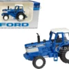 Ford 8830 Tractor With Gray Grille Blue With White Top 1/64 Diecast Model By SpecCast