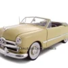 1949 Ford Convertible Convertible Creamy Yellow 1/24 Diecast Model Car By Unique Replicas