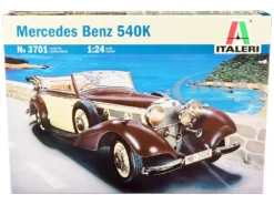 Skill 3 Model Kit Mercedes Benz 540K 1/24 Scale Model By Italeri