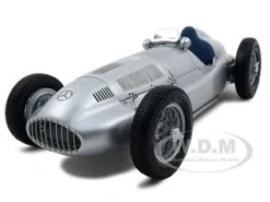 1939 Mercedes W 165 Silver 1/18 Diecast Car Model By CMC