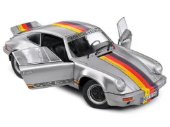 1973 Porsche 911 RSR "Kremer" Silver Metallic With Stripes 1/18 Diecast Model Car By Solido -SOLIDO Shop s1801120 2 96982.1749661266.1280.1280