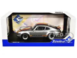 1973 Porsche 911 RSR "Kremer" Silver Metallic With Stripes 1/18 Diecast Model Car By Solido -SOLIDO Shop s1801120 BOX 99049.1749661266.1280.1280